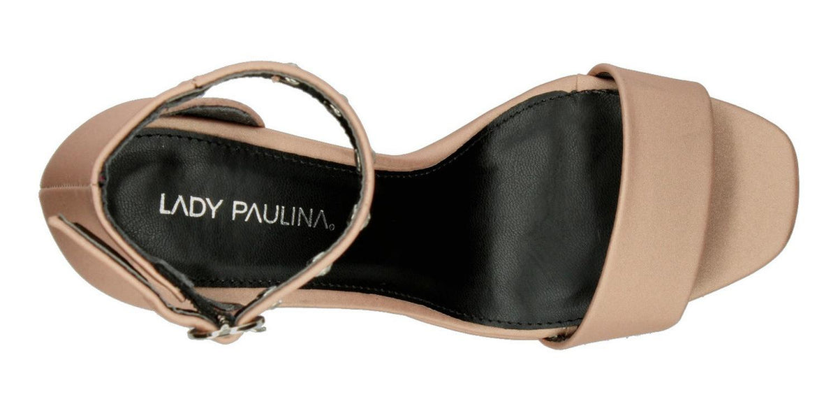 Sandalias De Fiesta Paulina Rose Gold Para Mujer [pau872], foto 9 de 11