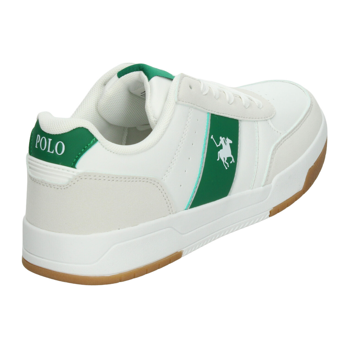 Tenis Polo Hombre Blanco Verde Casual Para Caballero, foto 3 de 10