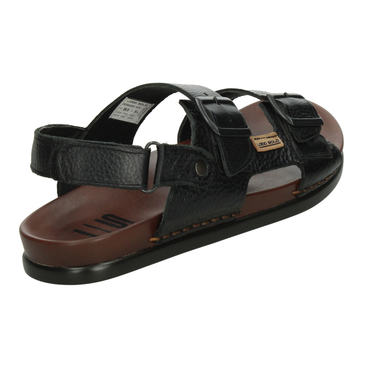 Sandalias Lobo Solo Hombre Negro Casual Para Caballero, foto 3 de 10