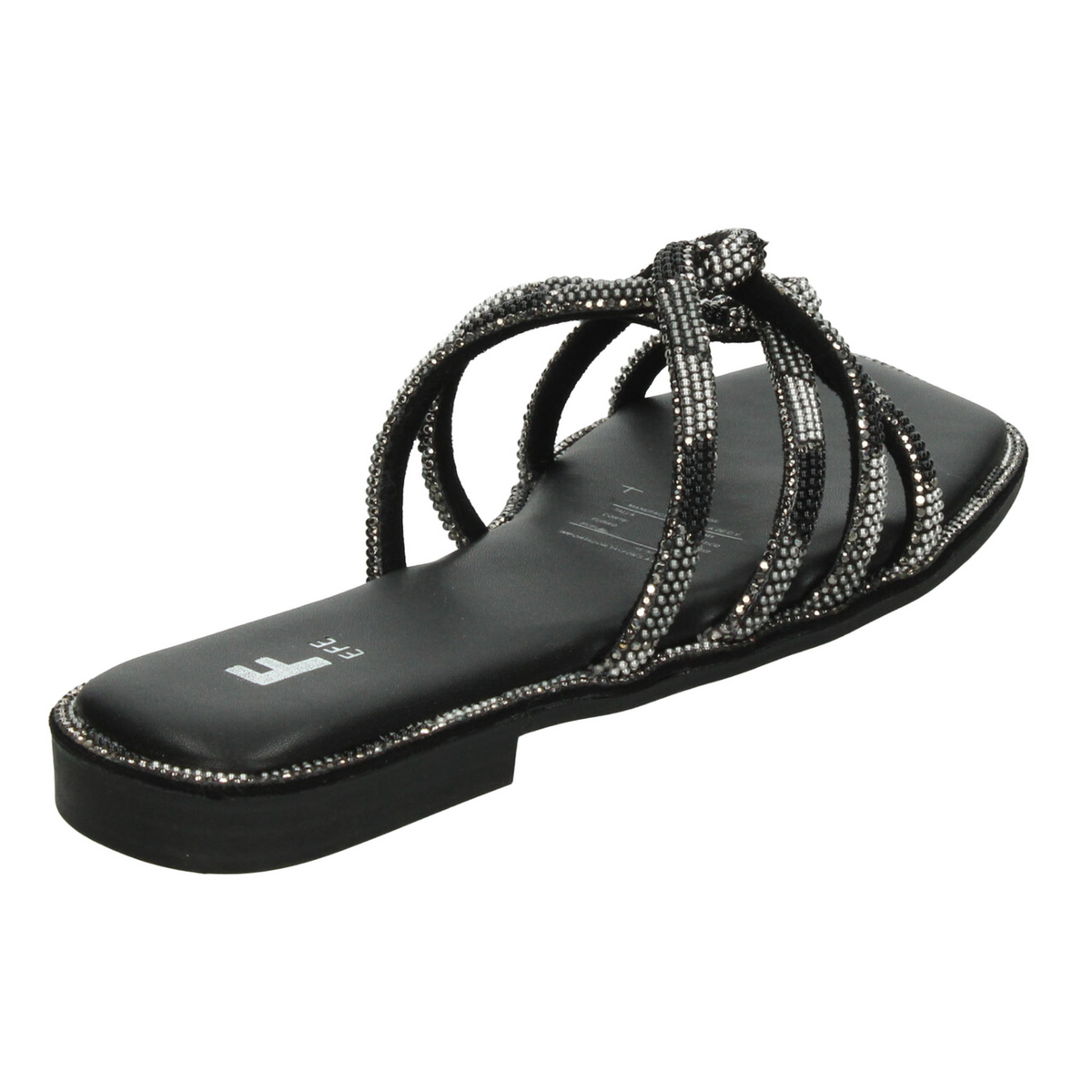 Sandalias Efe Dama Negro Casual Para Mujer, foto 3 de 10