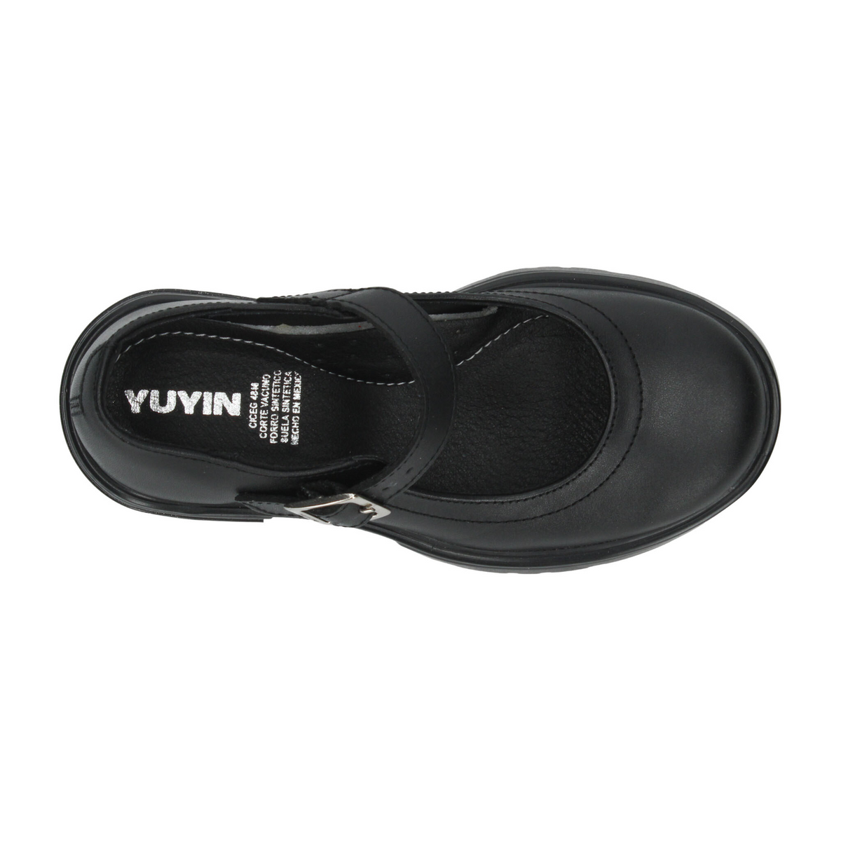 Zapato Yuyin Niña Negro Escolar Plataforma Infantil T18-22, foto 8 de 10