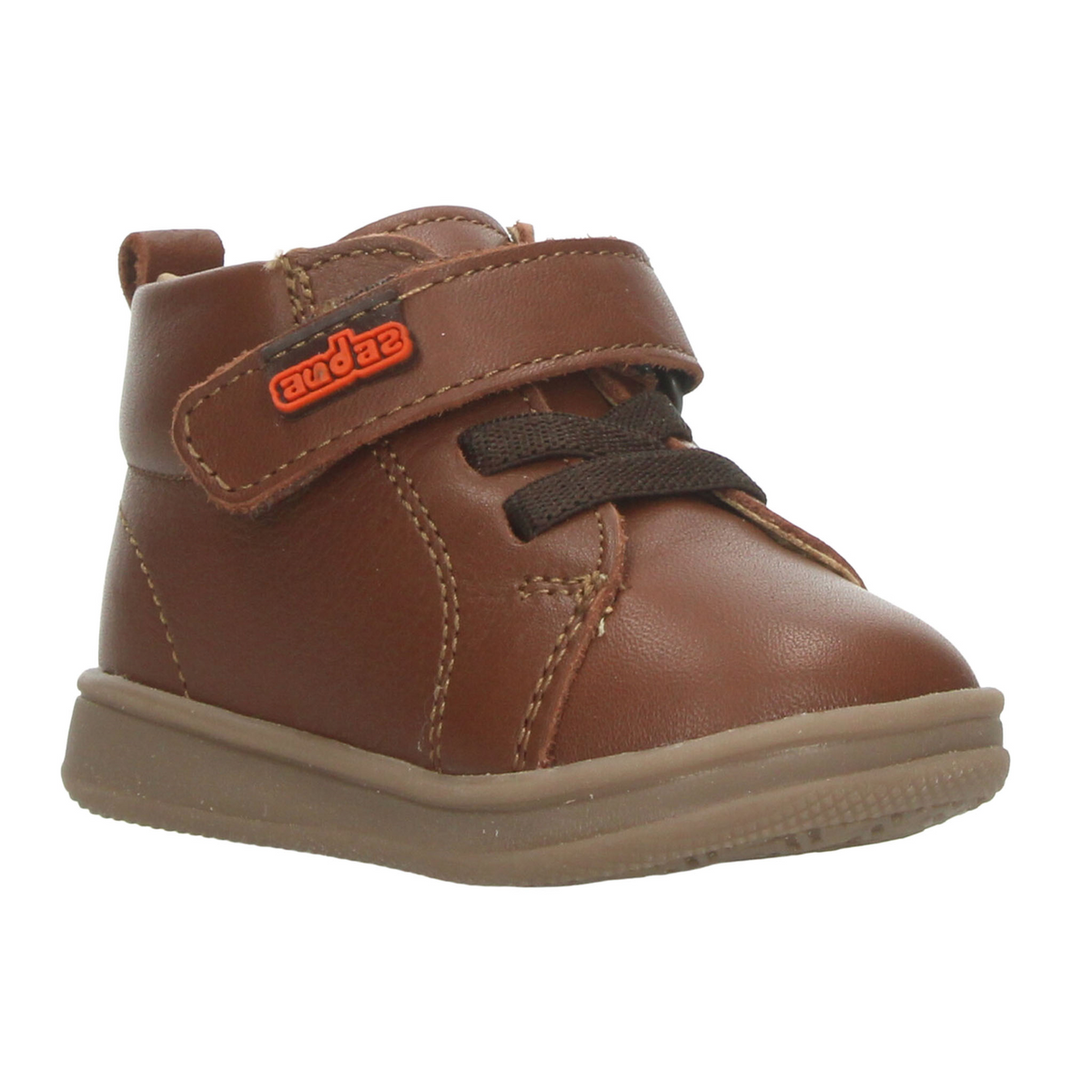 Bota Coqueta Niño Café Casual Cinta Adhesiva Infantil T11-14, foto 2 de 10