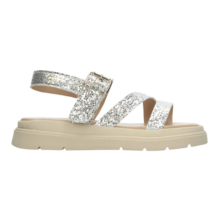 Sandalias Blasito Niña Plateado Casual Infantil T22-27