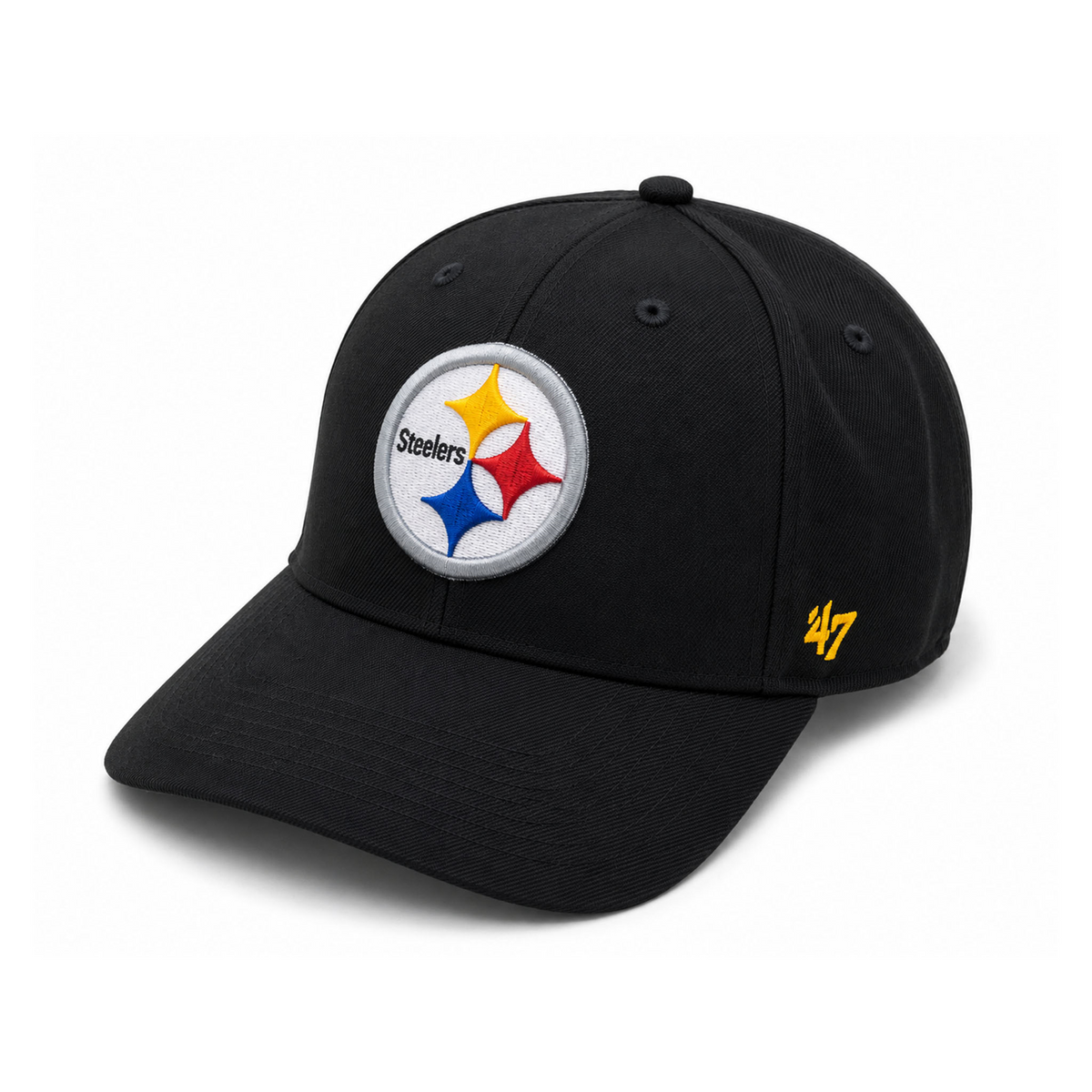 Gorra 47 Brand Steelers Negro Fútbol Americano Unisex, foto 1 de 10
