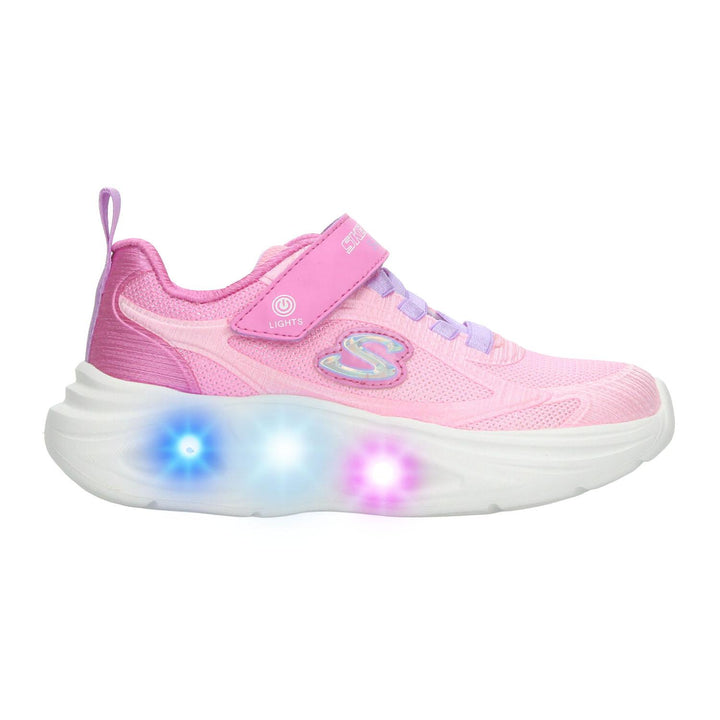 Tenis Skechers Niña Rosa Luz Led Infantil T17-22
