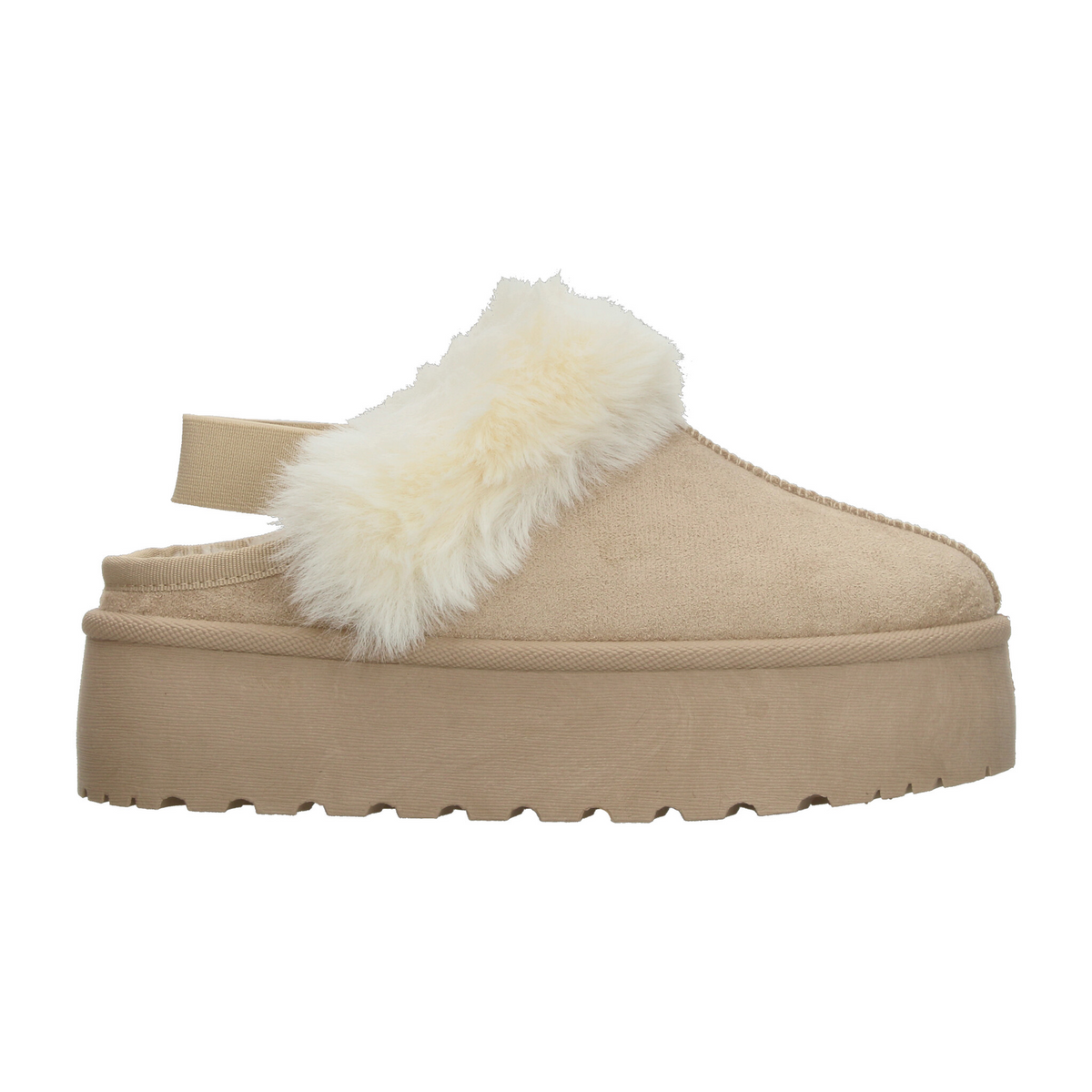 Zapato Berlin Dama Beige Peluche Para Mujer, foto 1 de 10