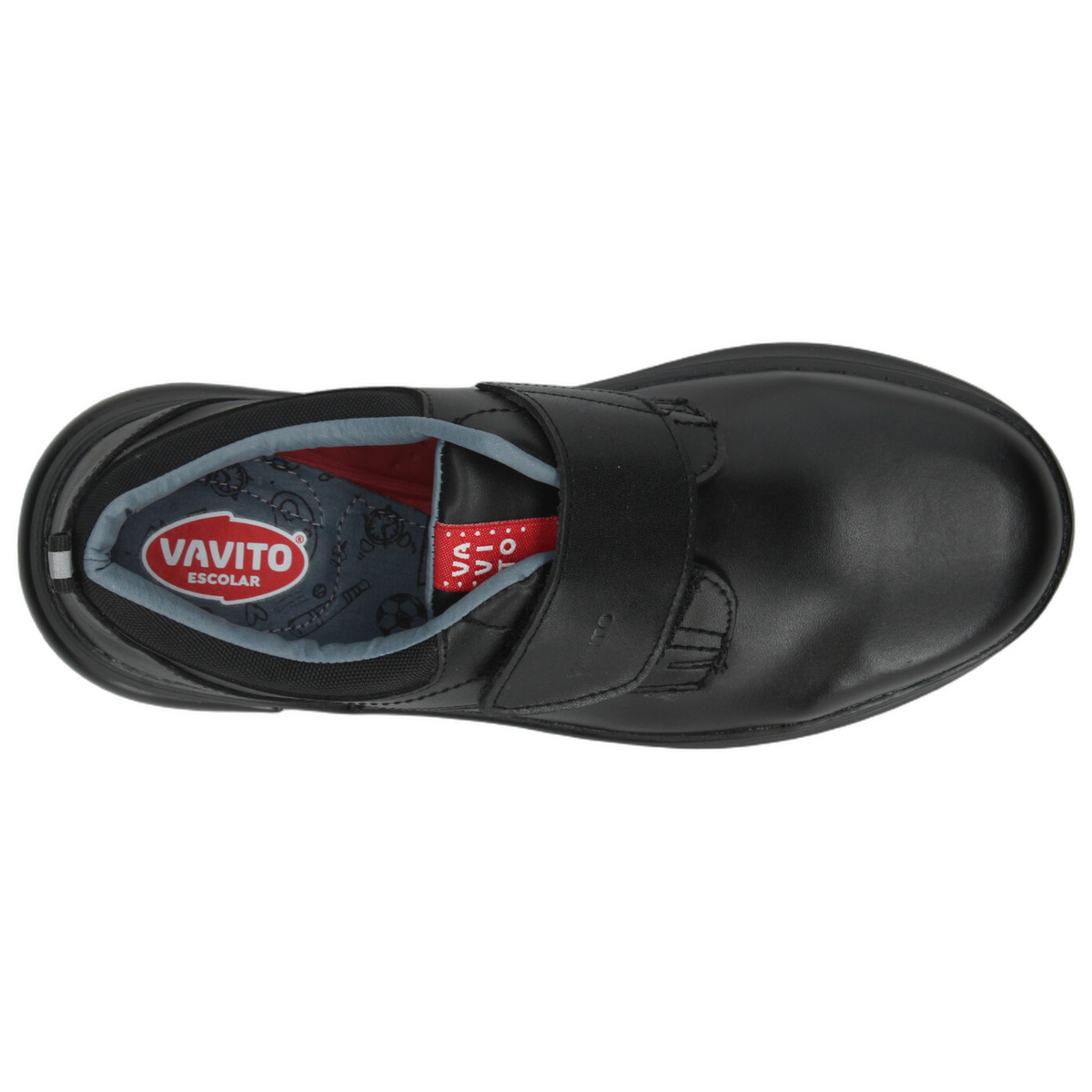 Zapato Escolar Vavito Niño Negro Escolar Infantil T22-26, foto 8 de 10