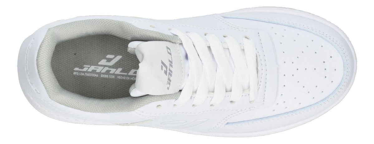 Tenis Escolar Janlo Blanco Para Niño [jlo61], foto 8 de 10
