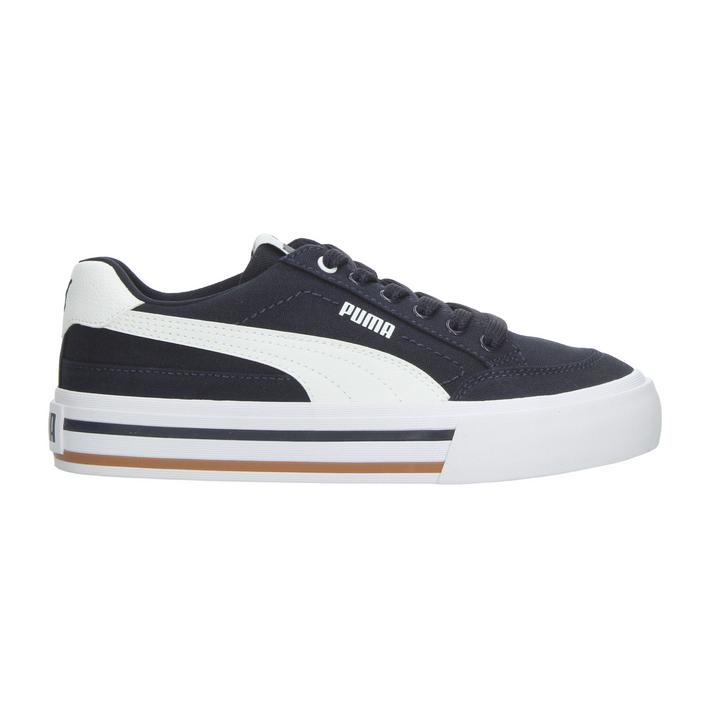 Tenis Puma Court Classic Vulc FS Dama Azul Marino Casual Mujer
