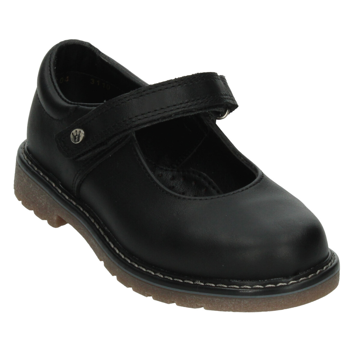 Zapato Jakuna Niña Negro Escolar Adhesivo Infantil T18-22, foto 4 de 10