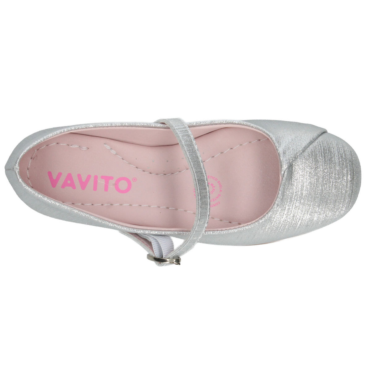 Flat Vavito Niña Plateado Fiesta Casual Infantil T18-22, foto 8 de 10