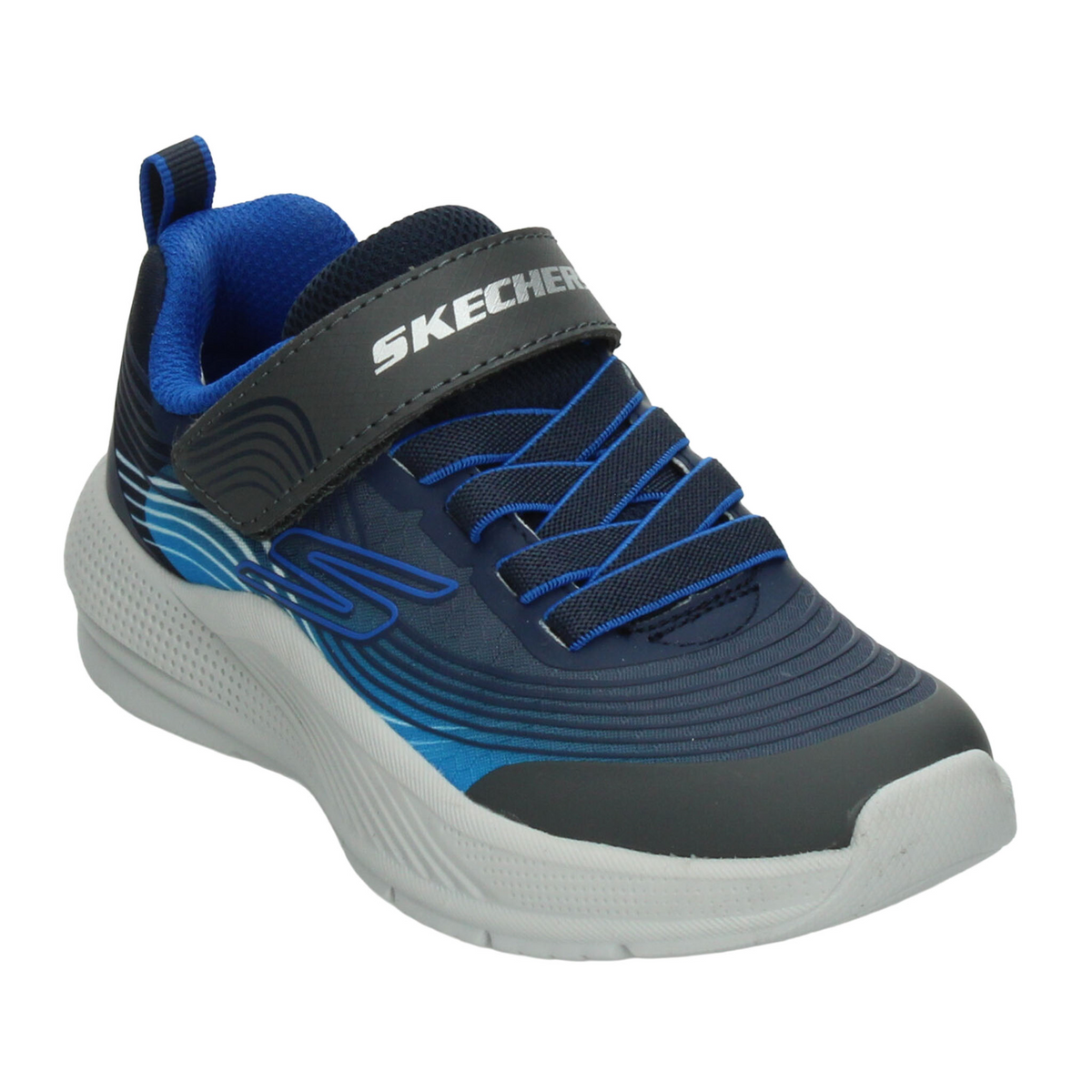 Tenis Skechers Microspec Advance Niño Azul Deportivo Infantil T17-22, foto 4 de 10