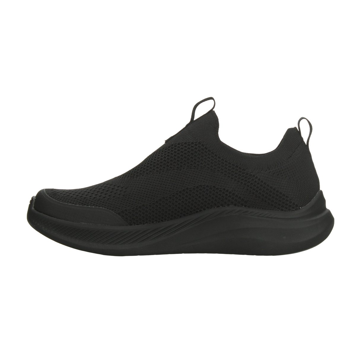 Tenis Skechers Bobs Moda Flex Hombre Negro Deportivo Slip On Caballero, foto 5 de 10