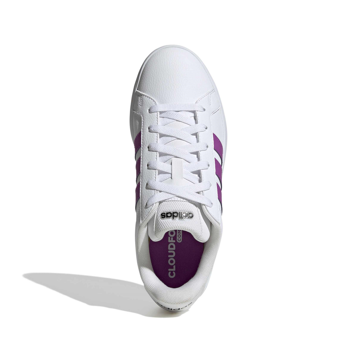 Tenis Adidas Grand Court Base 3.0 Dama Blanco Casual Mujer, foto 7 de 10