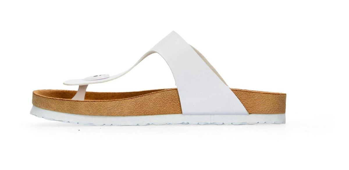 Sandalia Caray Crown Dama Blanco Casual Flip Flop Mujer, foto 5 de 9