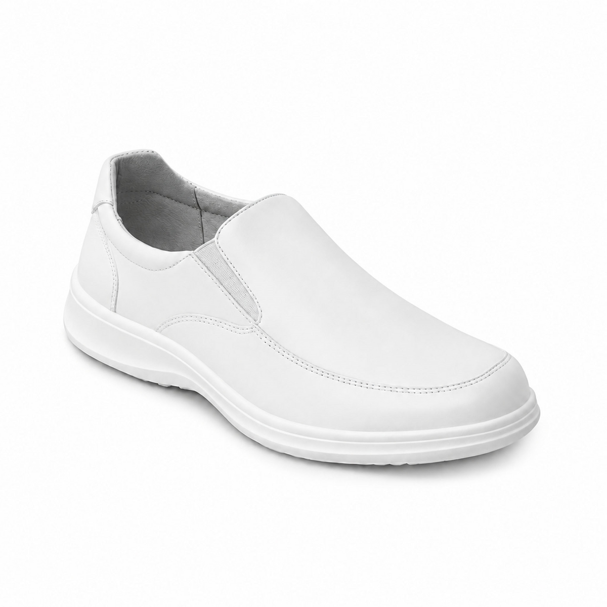 Zapato Flexi Kaiser Hombre Blanco De Servicio Slip On Casual Caballero, foto 2 de 10