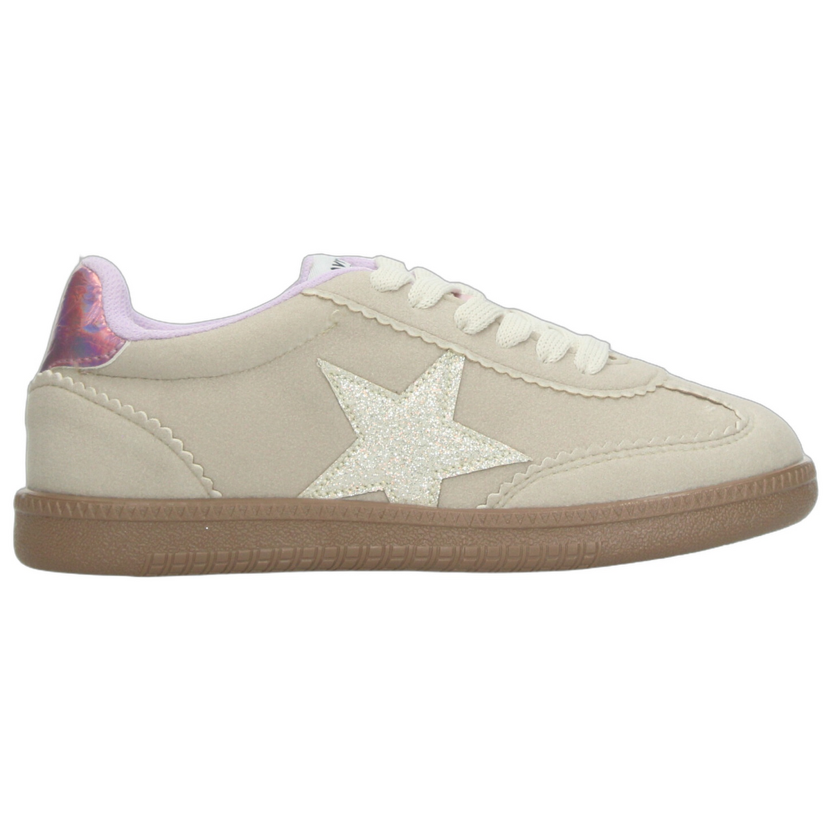 Tenis Vavito Niña Latte Casual Cinta Estrella Infantil T18-22, foto 10 de 10