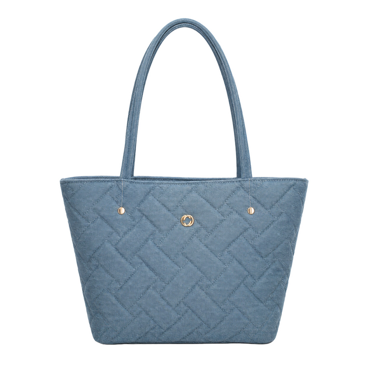 Bolsa Ferretina Dama Azul Mezclilla Casual Amplia Mujer