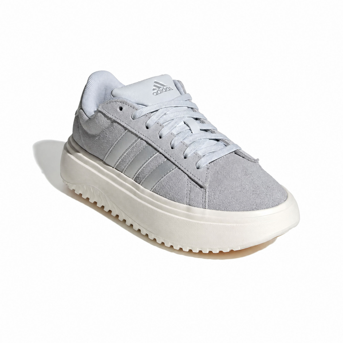 Tenis Adidas Grand Court Platform Dama Gris Casual Para Mujer, foto 10 de 10