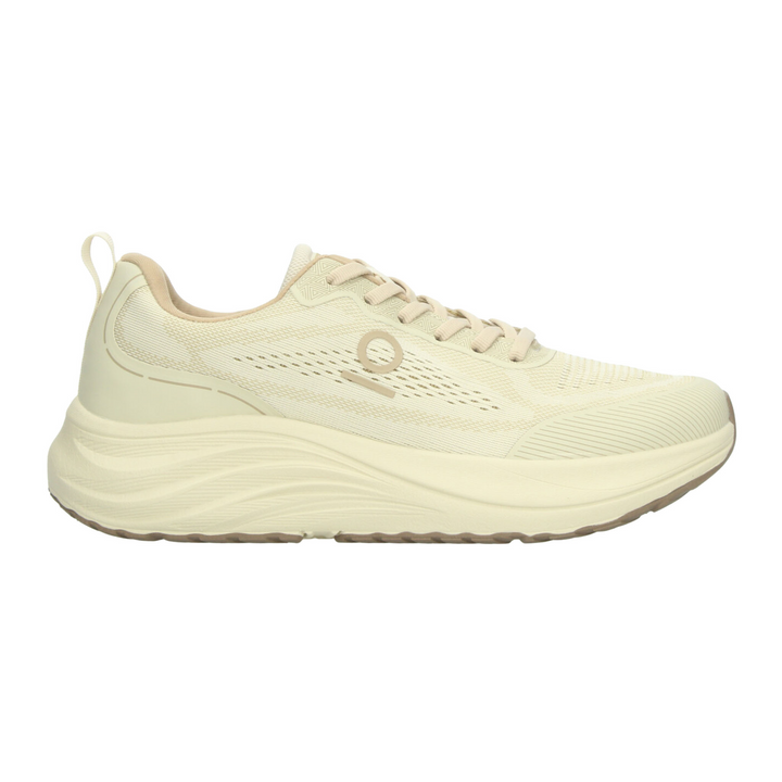 Tenis Ozono Dama Beige Deportivo Running Cintas Mujer