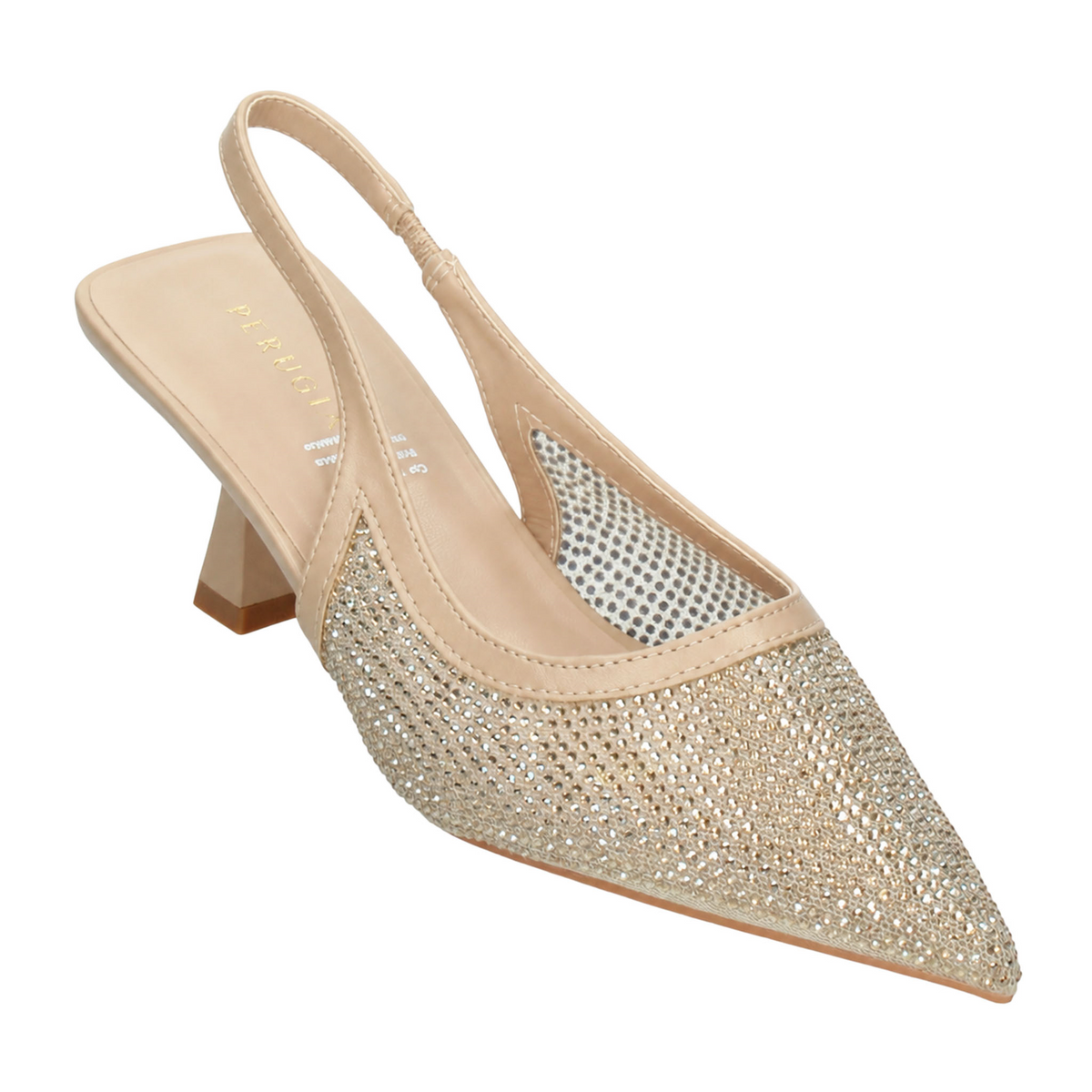Zapatilla Perugia Dama Nude Fiesta Slingback Tacón Mujer, foto 4 de 10
