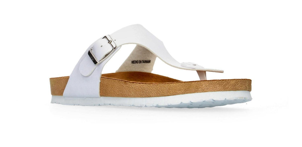 Sandalia Caray Crown Dama Blanco Casual Flip Flop Mujer, foto 4 de 9