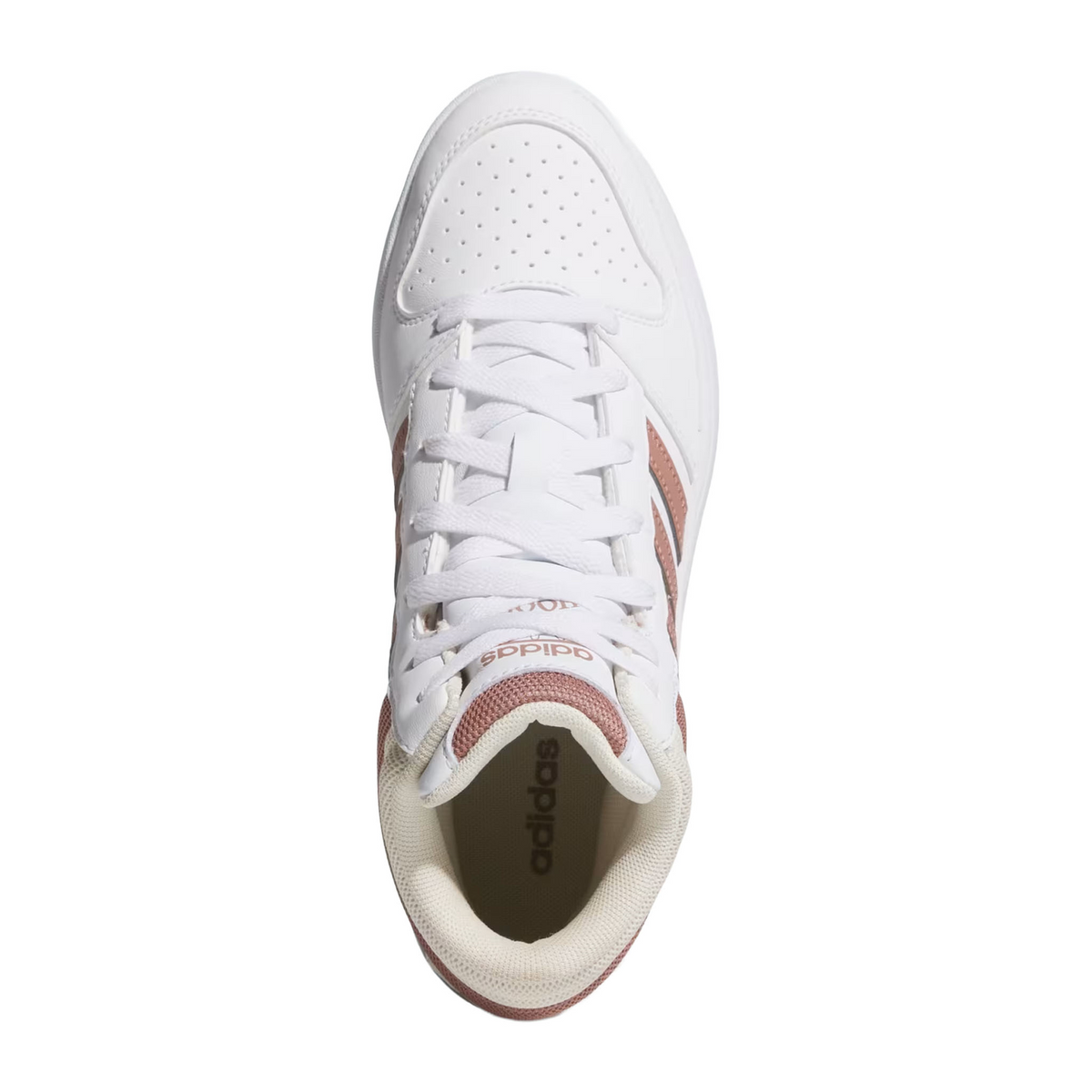 Tenis Adidas Hoops Mid Classic Dama Blanco Tipo Botín Mujer, foto 7 de 10
