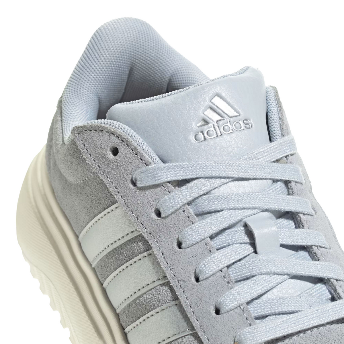 Tenis Adidas Grand Court Platform Dama Gris Casual Para Mujer, foto 6 de 10