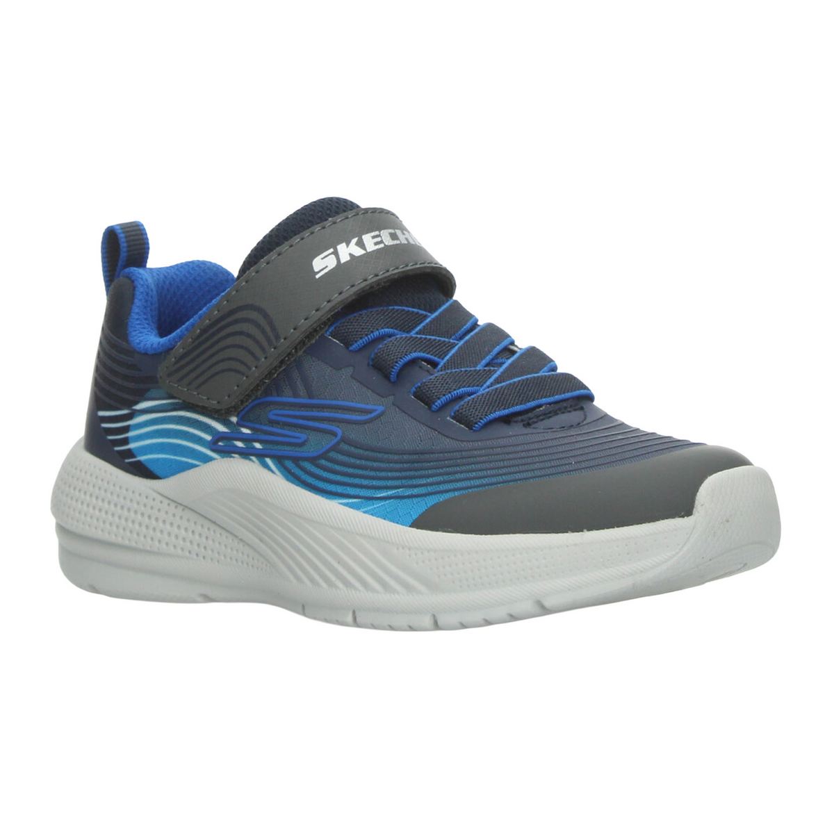 Tenis Skechers Microspec Advance Niño Azul Deportivo Infantil T17-22, foto 2 de 10