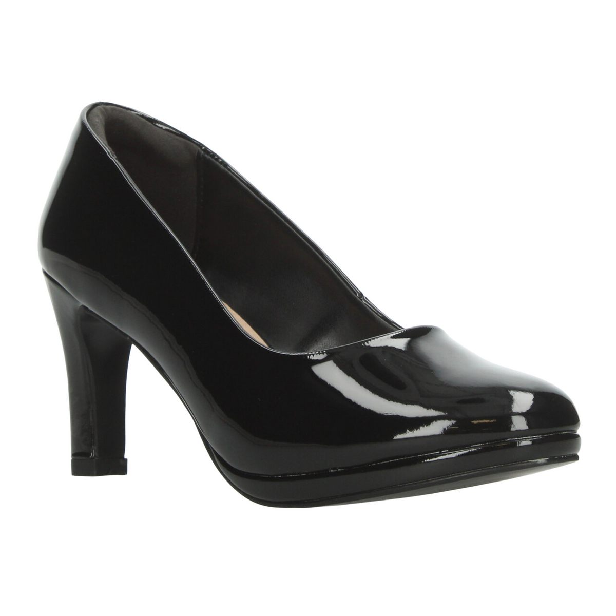 Zapatillas Paulina Dama Negro Formal Charol Mujer, foto 2 de 10