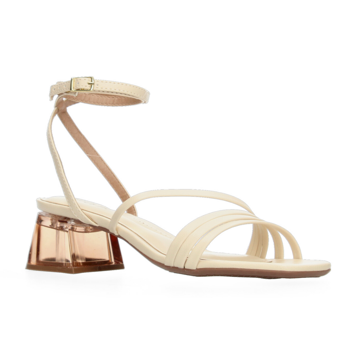 Sandalias Dama Beira Rio Crema Casual Mujer, foto 2 de 10