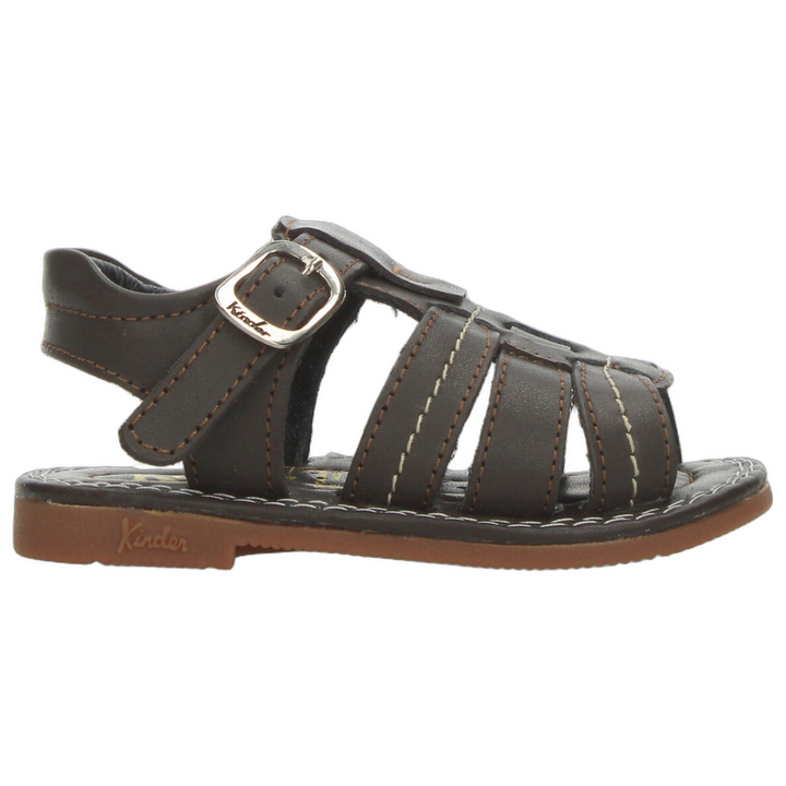 Sandalias Kinder Niño Café Casual Infantil T12-15