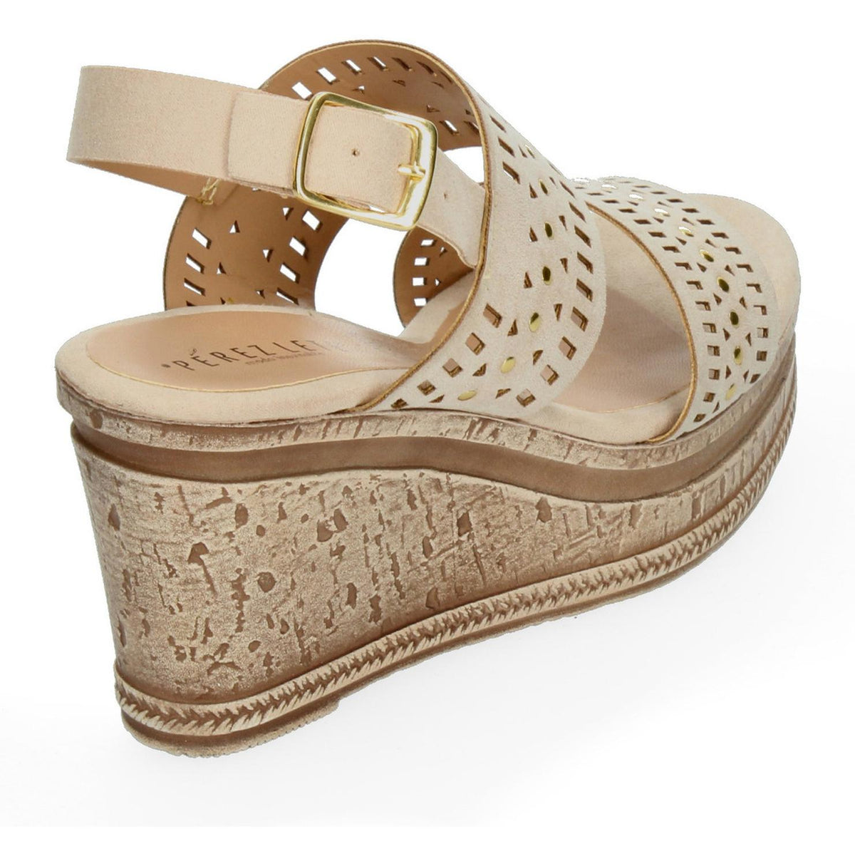 Sandalias Perez Lete Para Mujer 63181 Beige [plt269], foto 4 de 10