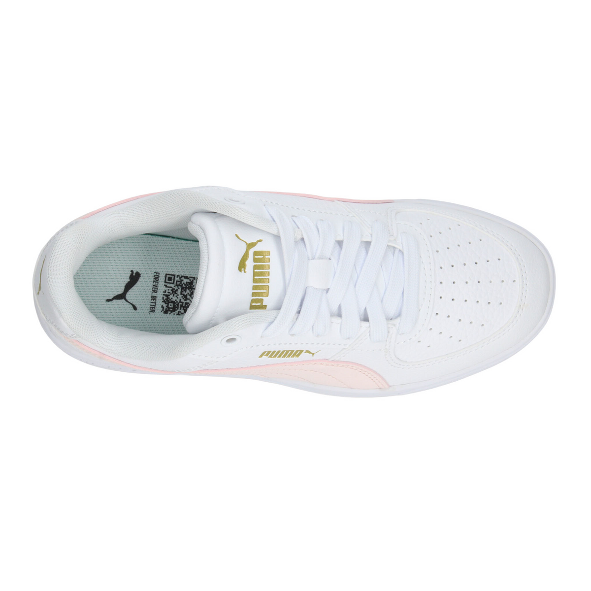 Tenis Puma Caven II Dama Blanco Escolar Cintas Casual Mujer, foto 8 de 10