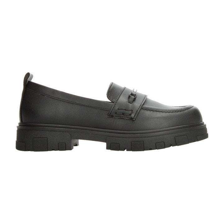 Zapato Escolar Vavito Niña Negro Plataforma Dama Jr. T22-27