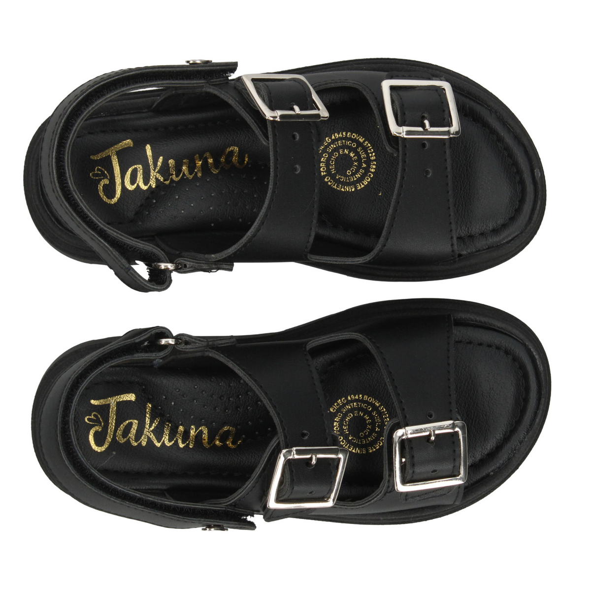 Sandalias Jakuna Niña Negro Casual Infantil T22-27, foto 10 de 10