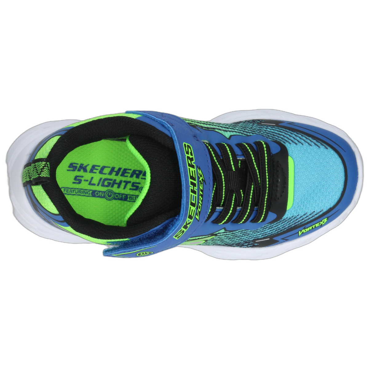 Tenis Skechers S Lights Niño Azul Casual Led Infantil T17-22, foto 8 de 10