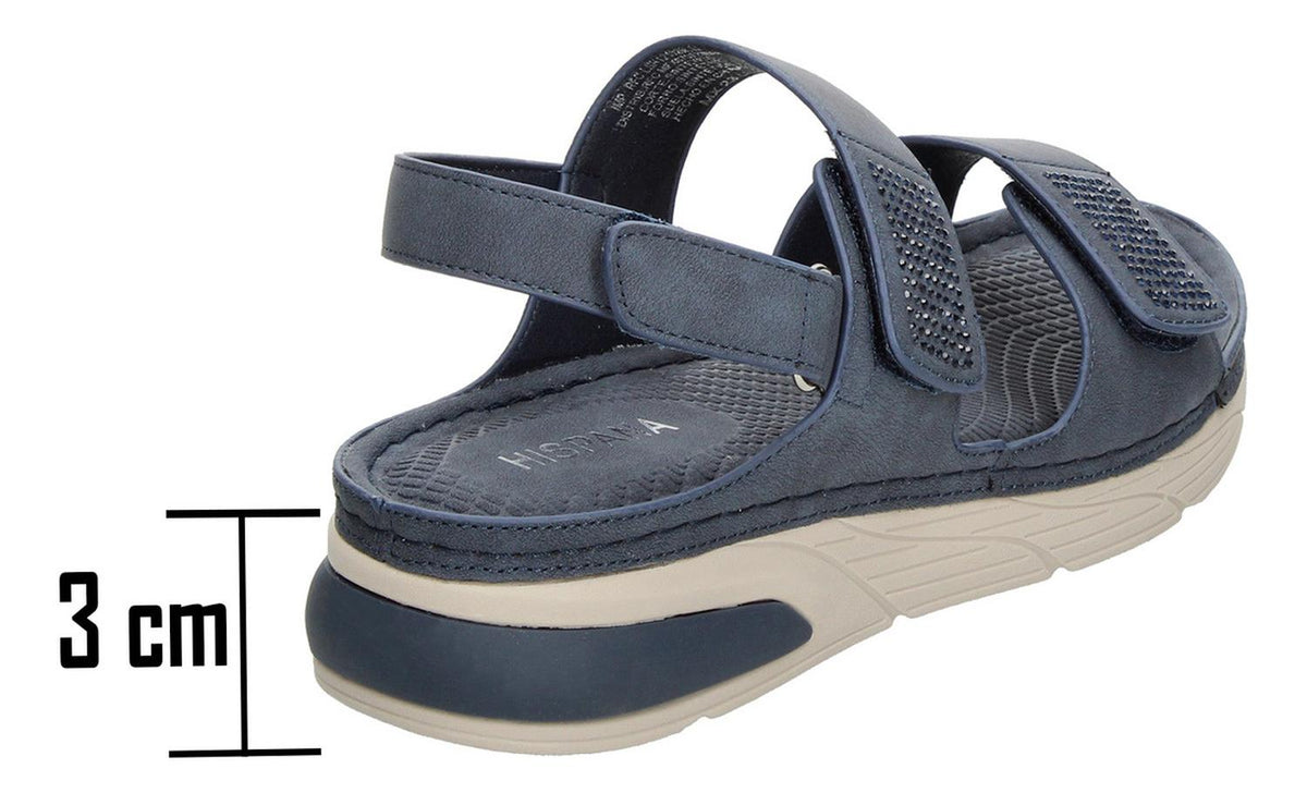 Sandalias Hispana Azul Marino Para Mujer [his162], foto 3 de 10