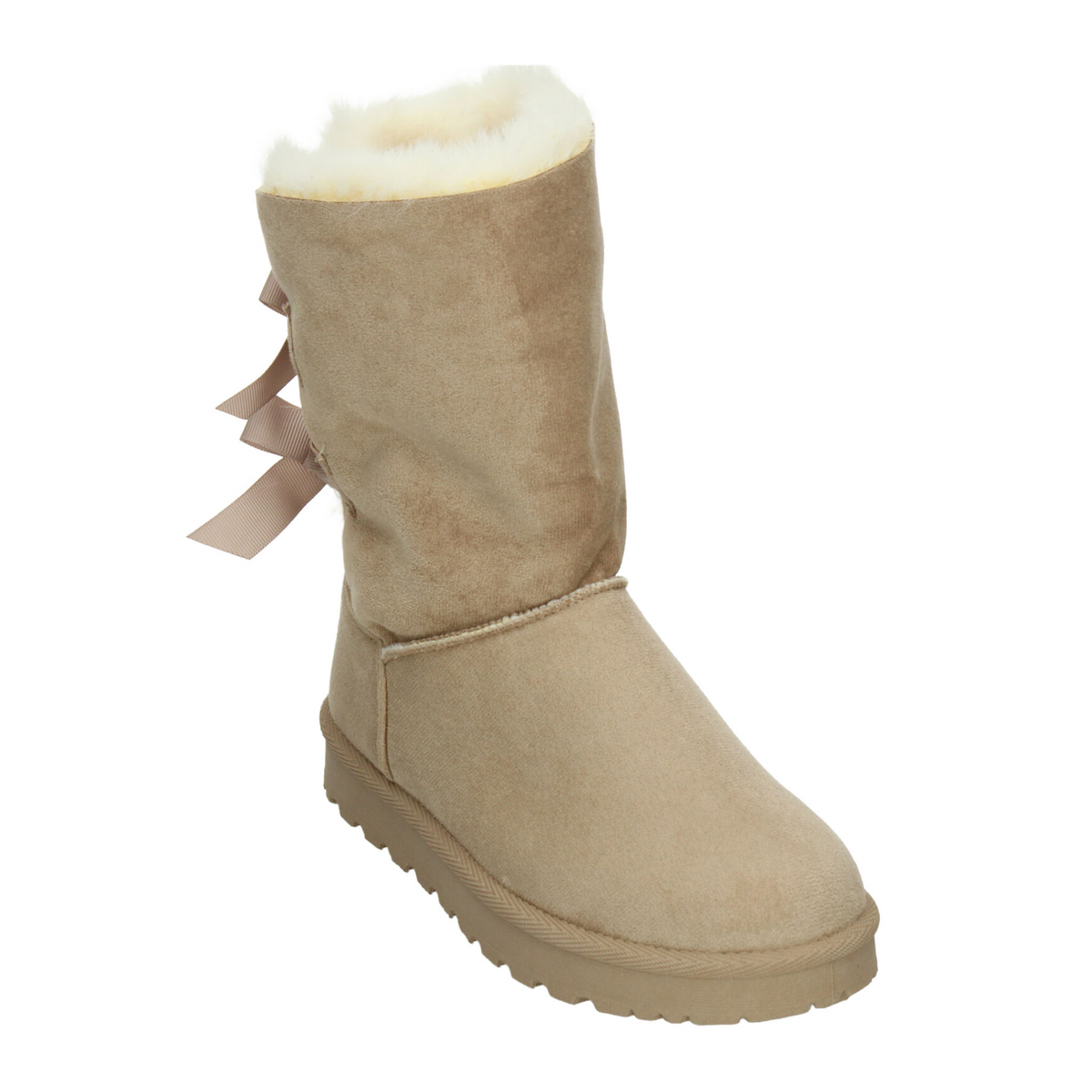 Bota Berlin Dama Beige Casual Peluche Cómodo Mujer, foto 4 de 10