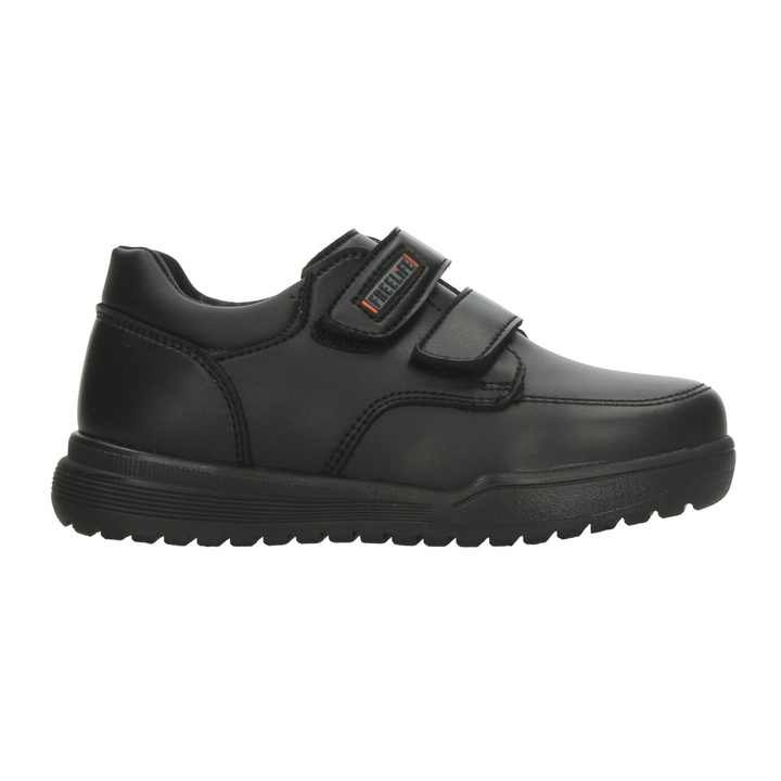 Zapato Freelife Niño Negro Escolar Adhesivo Doble Juvenil T22-26
