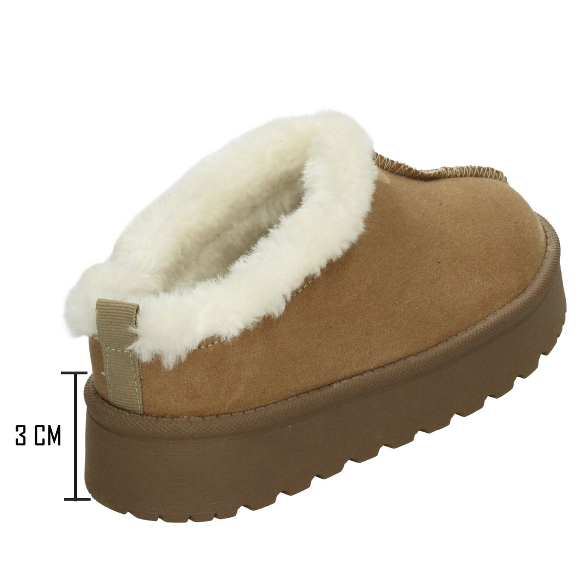 Zueco Vavito Niña Camel Casual Peluche Juvenil T22-27, foto 3 de 10