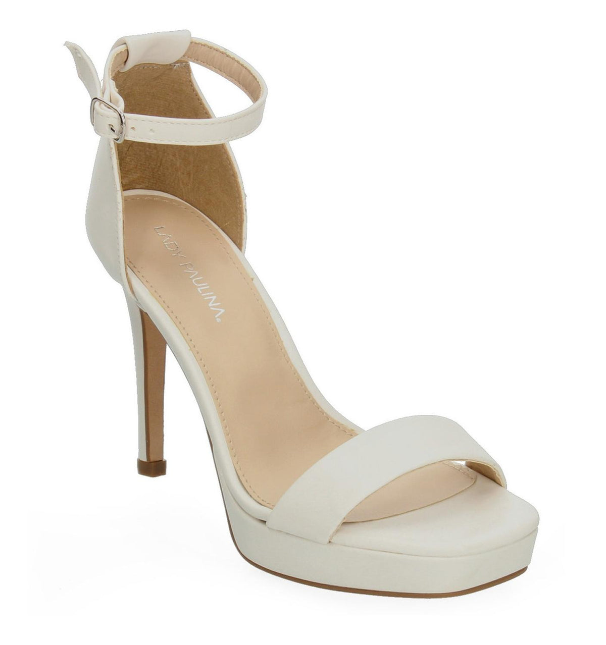 Sandalias De Fiesta Paulina Blanco Para Mujer [pau867], foto 5 de 9