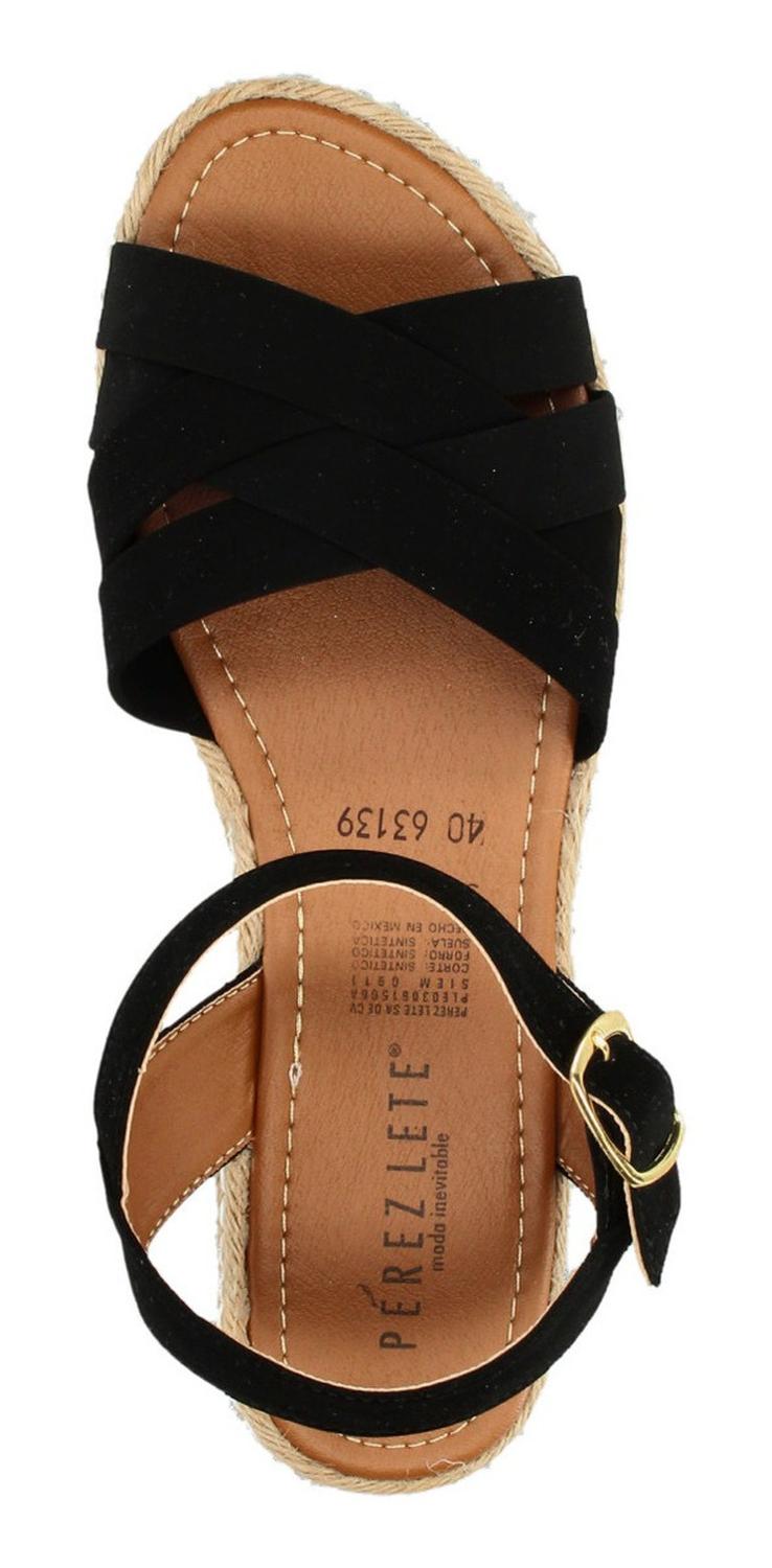 Sandalias Perez Lete Para Mujer 63139 Negro [plt210], foto 8 de 10