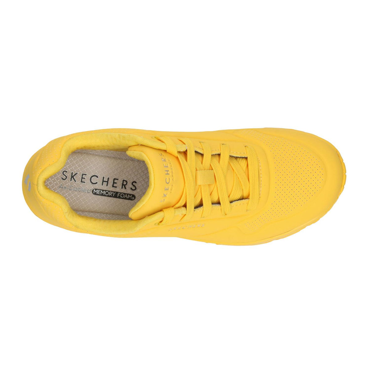 Tenis Skechers Uno Stand On Air Dama Amarillo Casual Para Mujer, foto 8 de 10