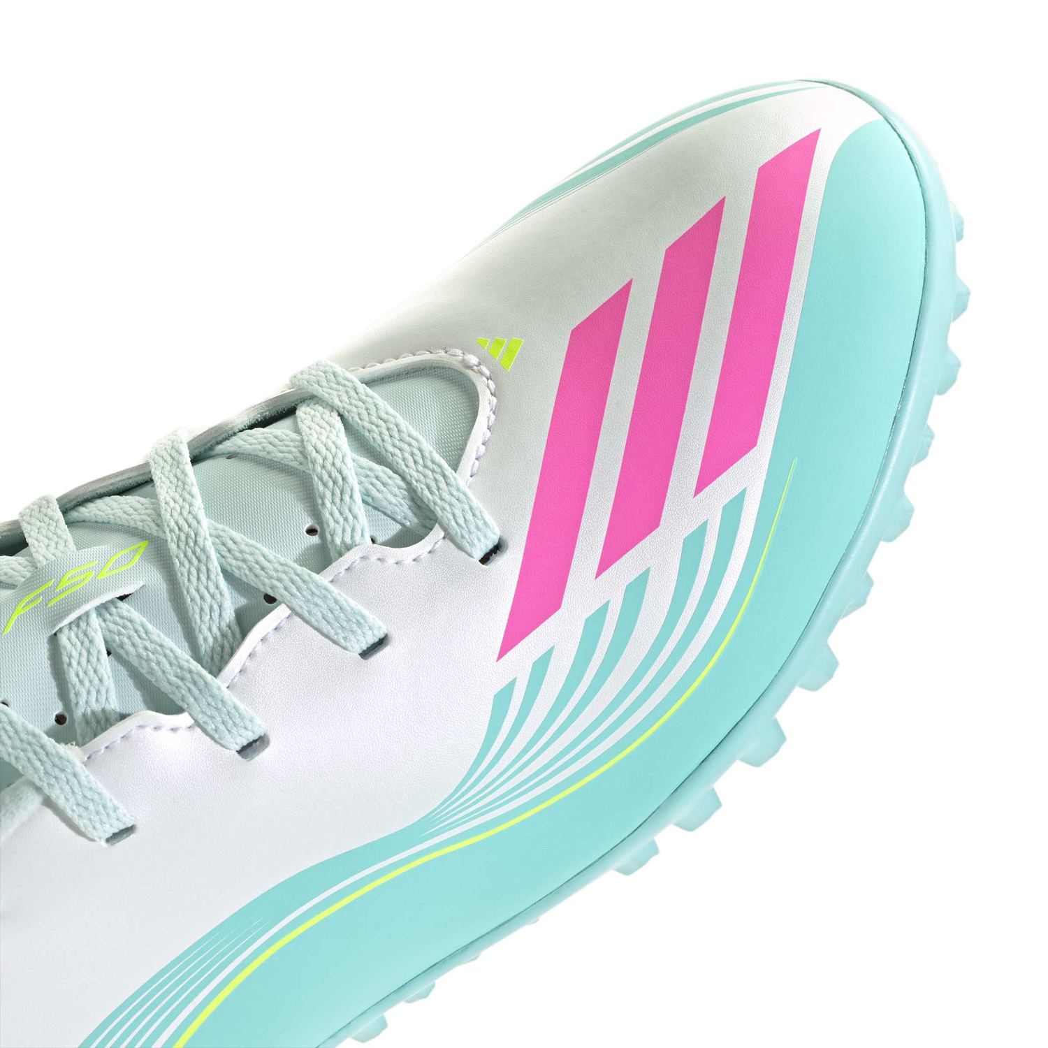 Tenis Adidas F50 Messi Hombre Blanco Fútbol Tacos Para Caballero