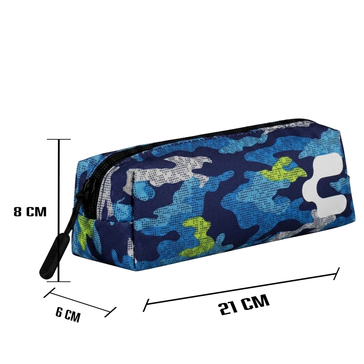 Set de Mochila Charly Camuflaje Niño Azul Escolar Lonchera Infantil, foto 7 de 10