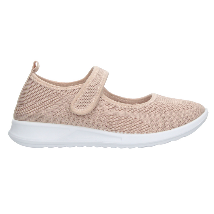 Zapato Berlin Dama Rosa Confort Casual Cinta Adhesiva Mujer
