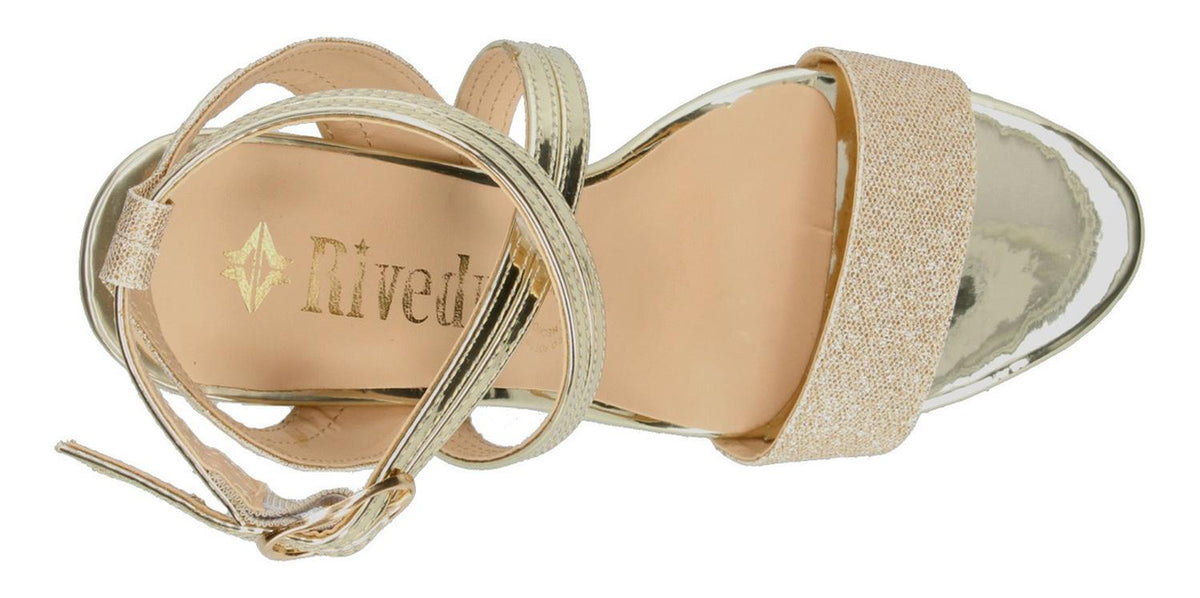 Sandalias Rivedy Para Mujer 9045 Dorado [rve13], foto 7 de 9