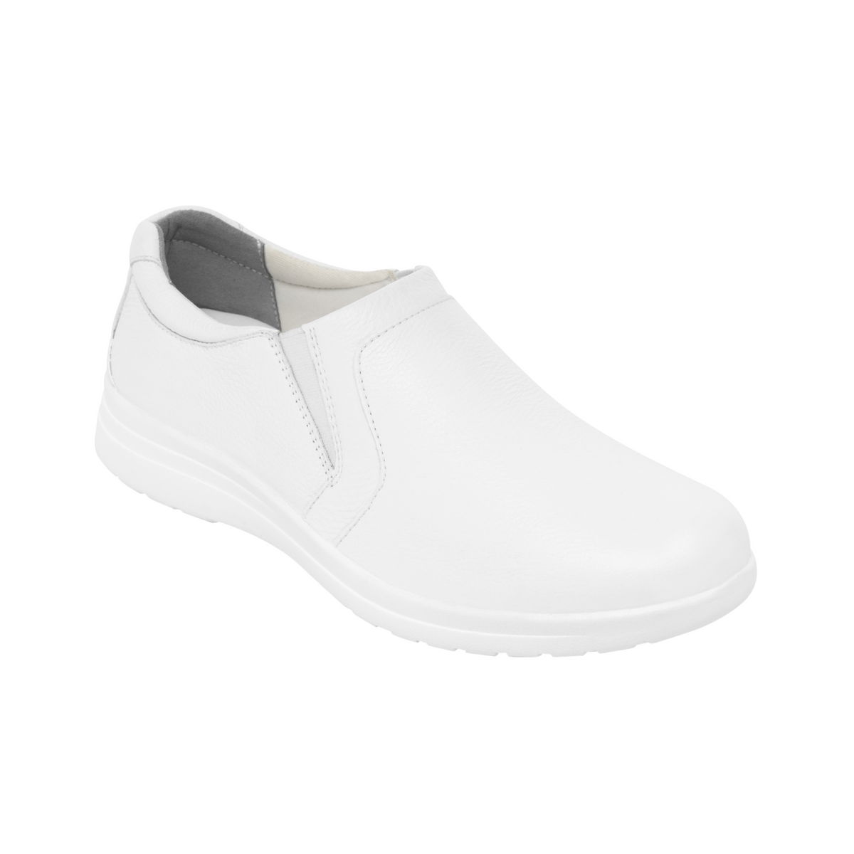 Zapato Flexi Traviata Dama Blanco De Servicio Enfermería Hospital Slip On Casual Mujer, foto 2 de 10