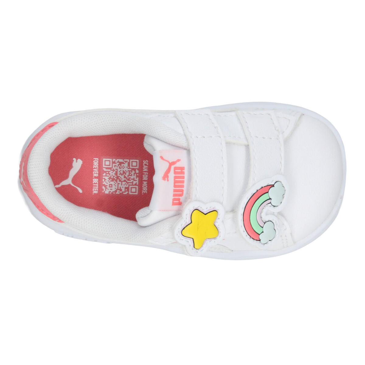 Tenis Puma Smash 3.0 Niña Blanco Escolar Casual Infantil T11-16, foto 8 de 10
